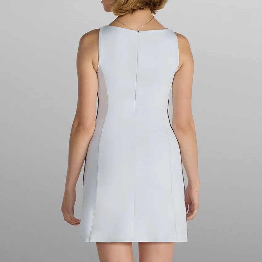 Boatneck A‑Line Active Mini Dress For Women