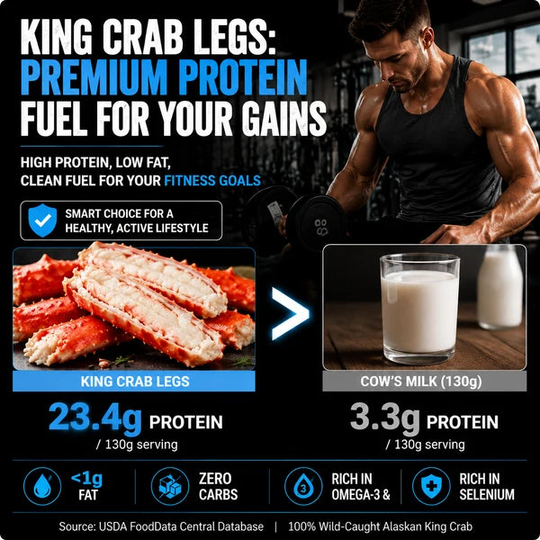 Alaskan Red King Crab Legs 8HZAN8