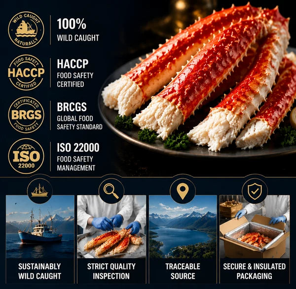Alaskan Red King Crab Legs 8HZAN8
